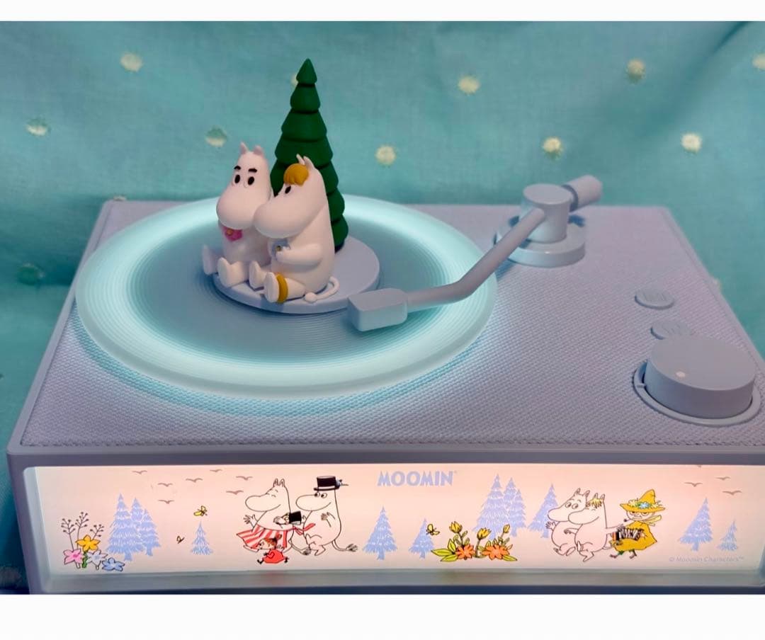 ま*ぱ様 ムーミン フィギュア付き アロマナイトライト Bluetoothスピー