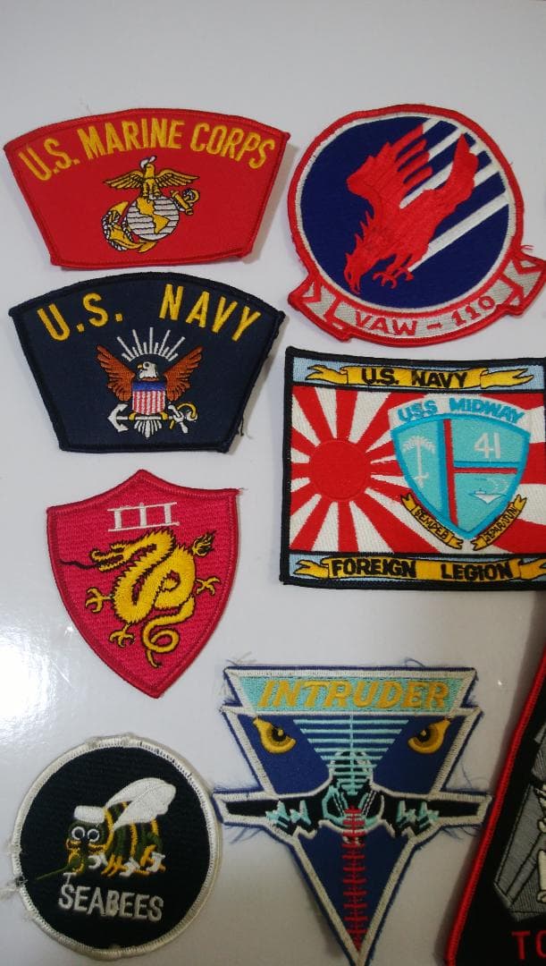ミリタリー　ワッペン　15枚　トップガン　F14　トムキャット