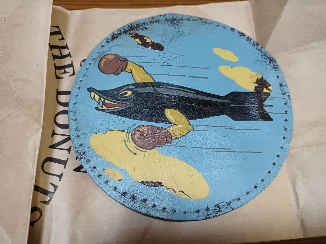 ww2 ディズニーアート スコードロンパッチ ワッペン レザー オリジナル