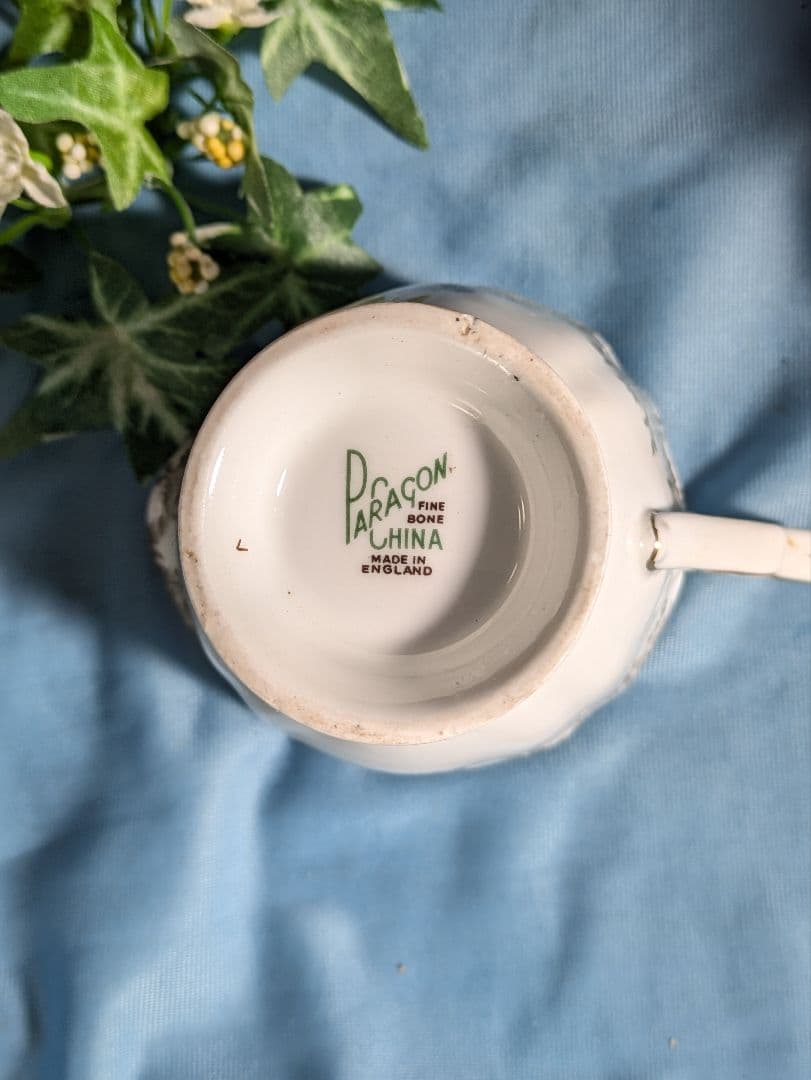イギリス アンティーク パラゴン クリーマー シュガーボウル セット