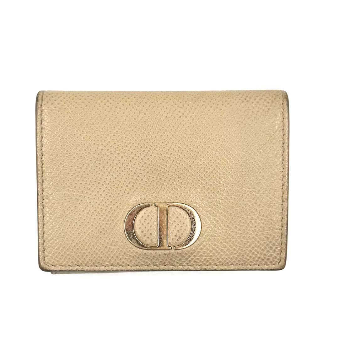 Christian Dior モンテーニュ ロータスウォレット 三つ折り財布