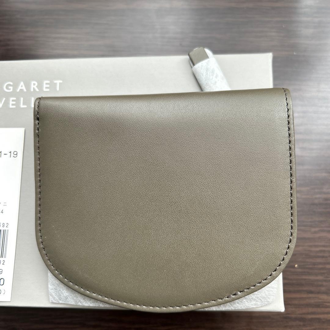 新品未使用　マーガレットハウエルアイデア　コンパクト２つ折り財布　グレー