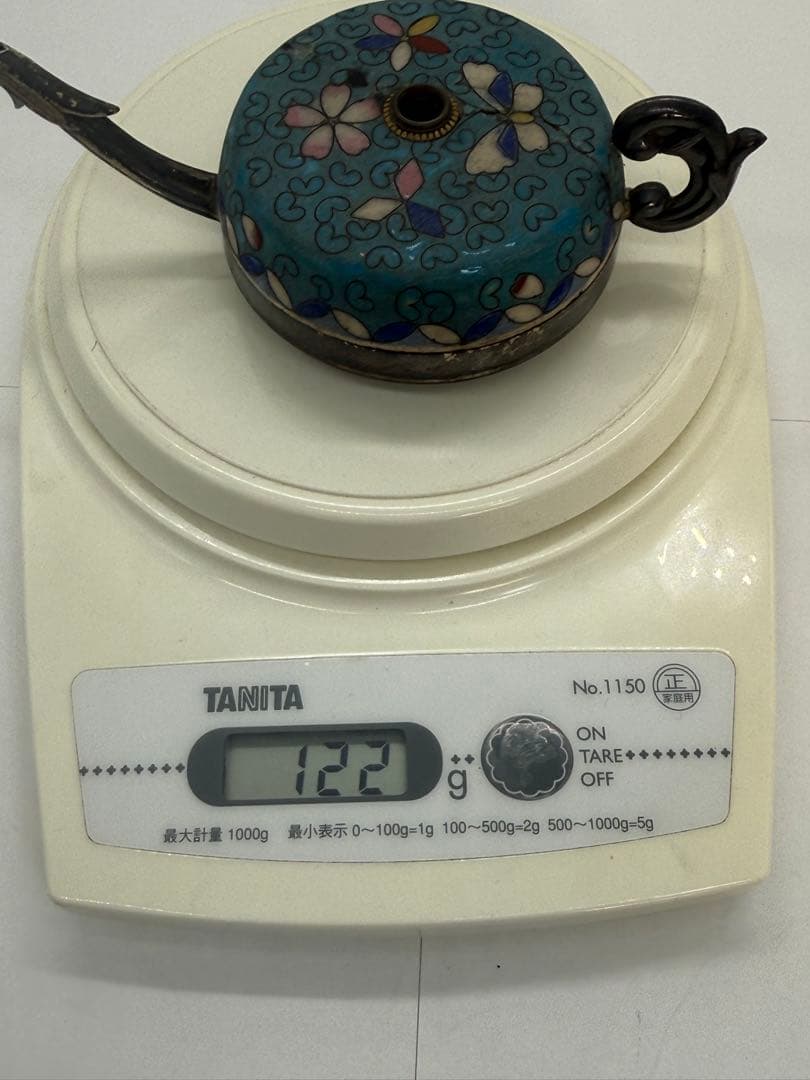 時代　純銀　七宝焼　水滴　重さ122g 送料込み260115
