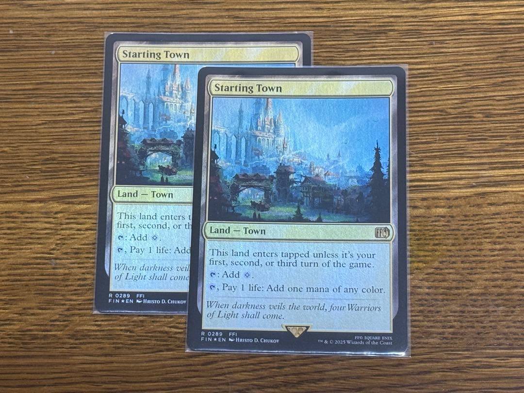 MTG 始まりの町 英語foil2枚セット