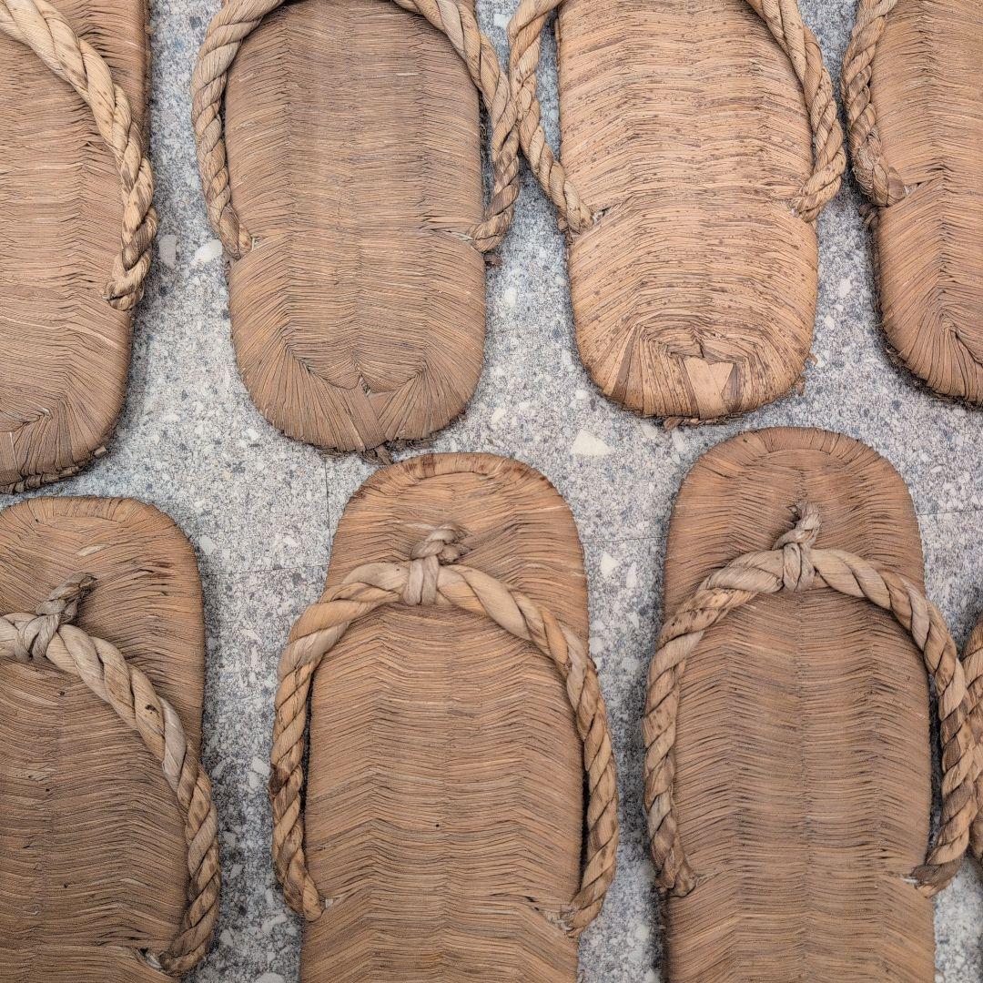 茶道具　露地用　ぞうり・雪駄　二十二足