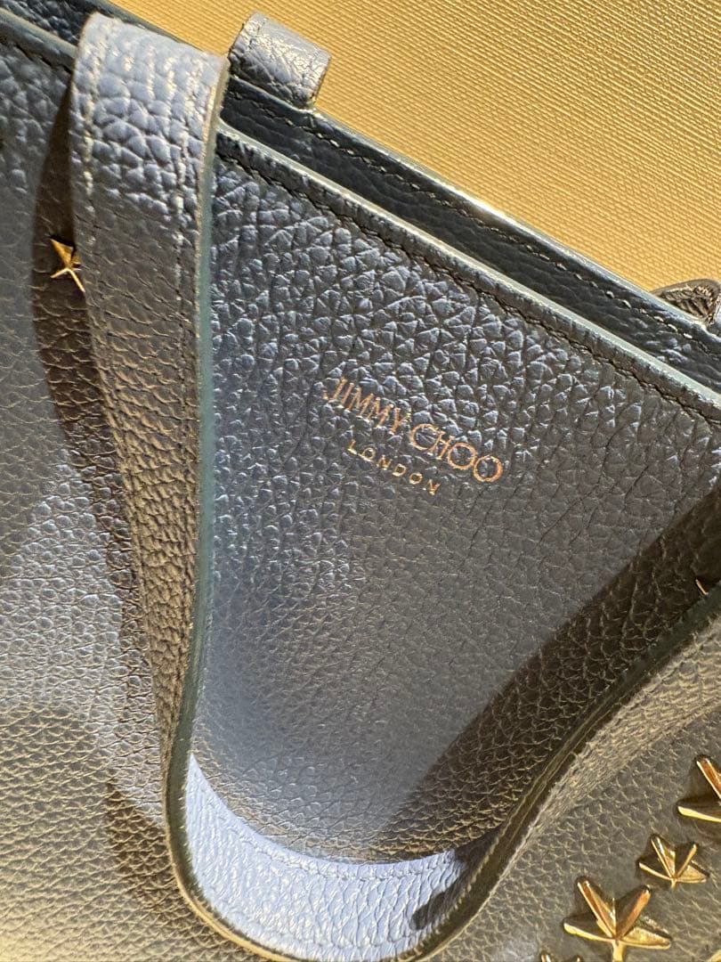 JIMMY CHOO ブルーショルダーバッグ