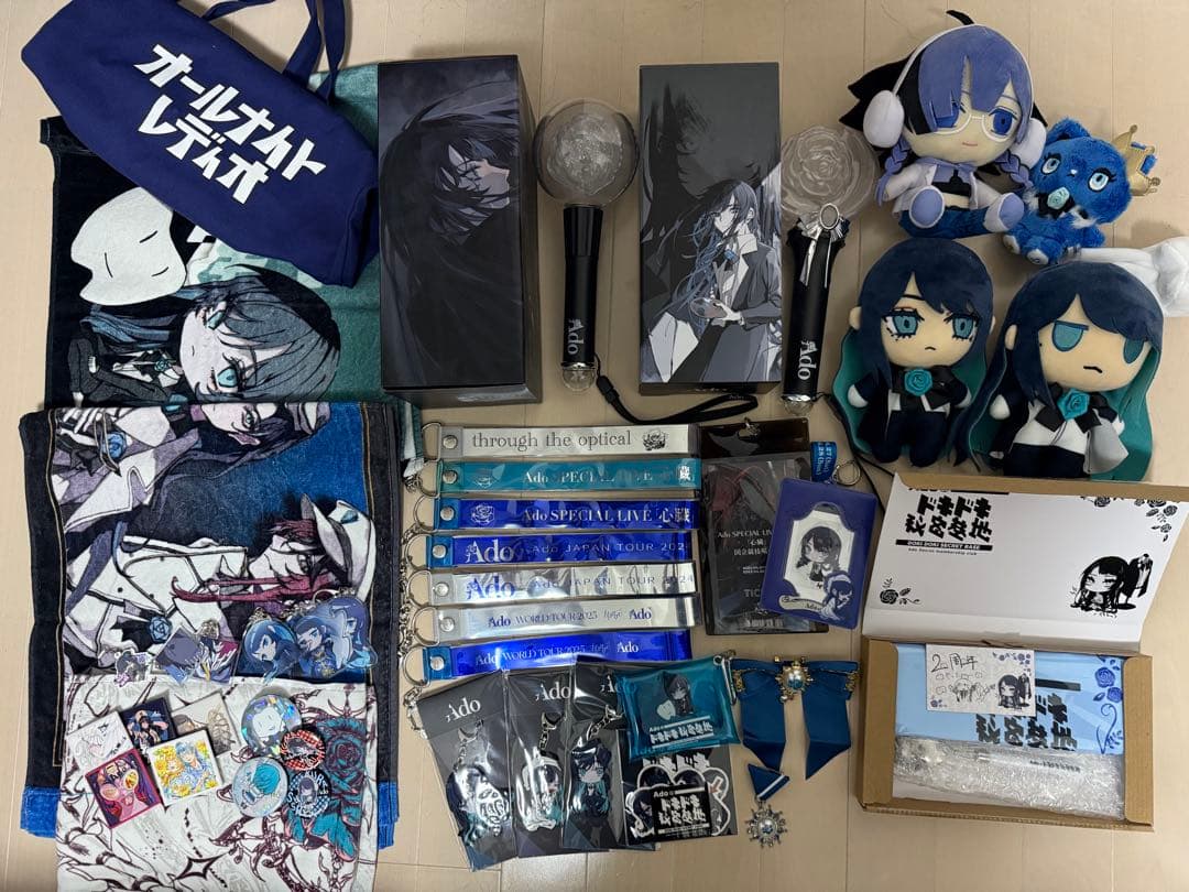 Ado グッズまとめ売り アドぬい 銀テープ ペンライト