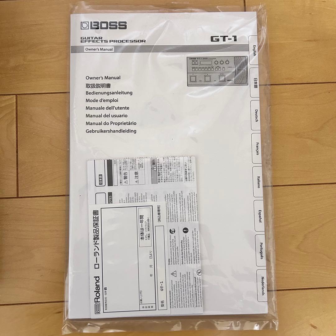 BOSS GT-1 ACアダプタ・箱・取説・ケース付