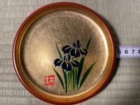 金蒔絵 漆器 丸皿 5客揃
