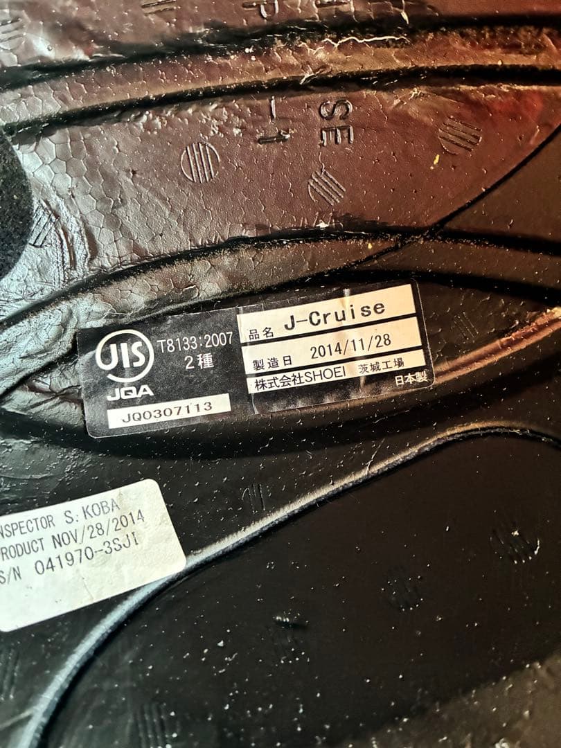 SHOEI フルフェイスヘルメット マットブラック (サンシェード付き)