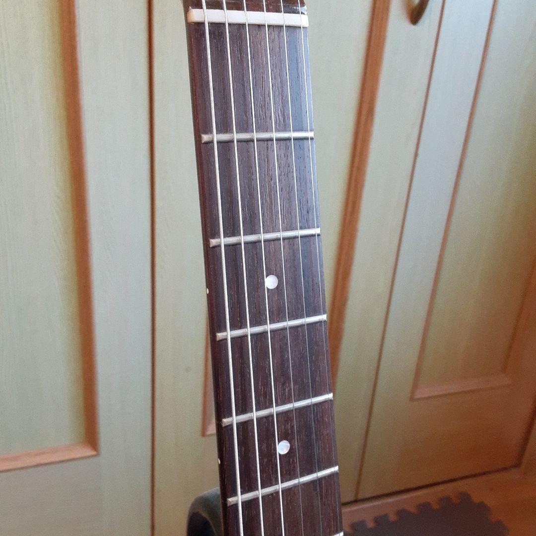 FERNANDES エレキ　サスティナー 付きギターパープル　ゴトーペグ