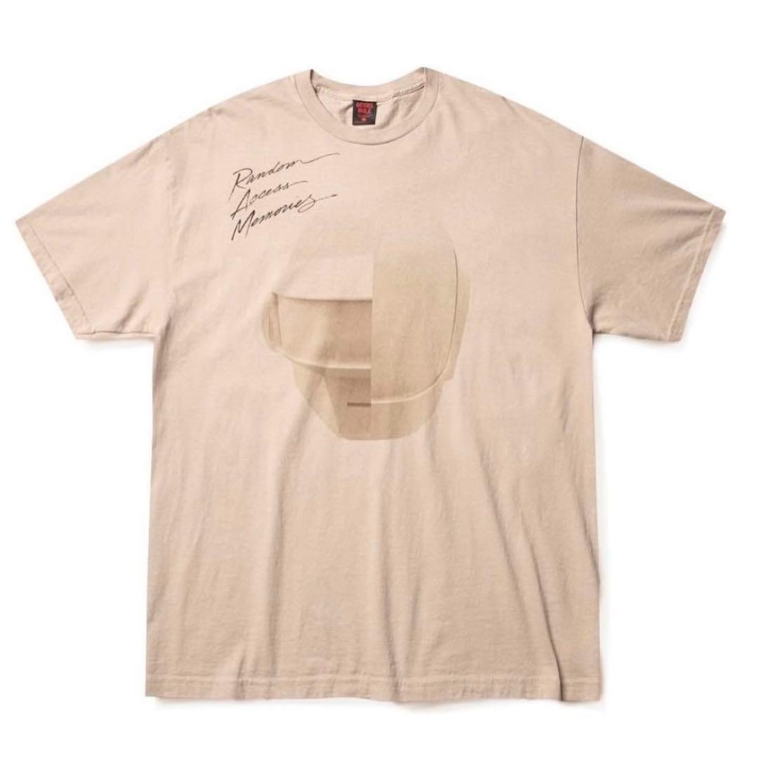 【価格交渉可】 GEEKS RULE daft punk ベージュ Tシャツ