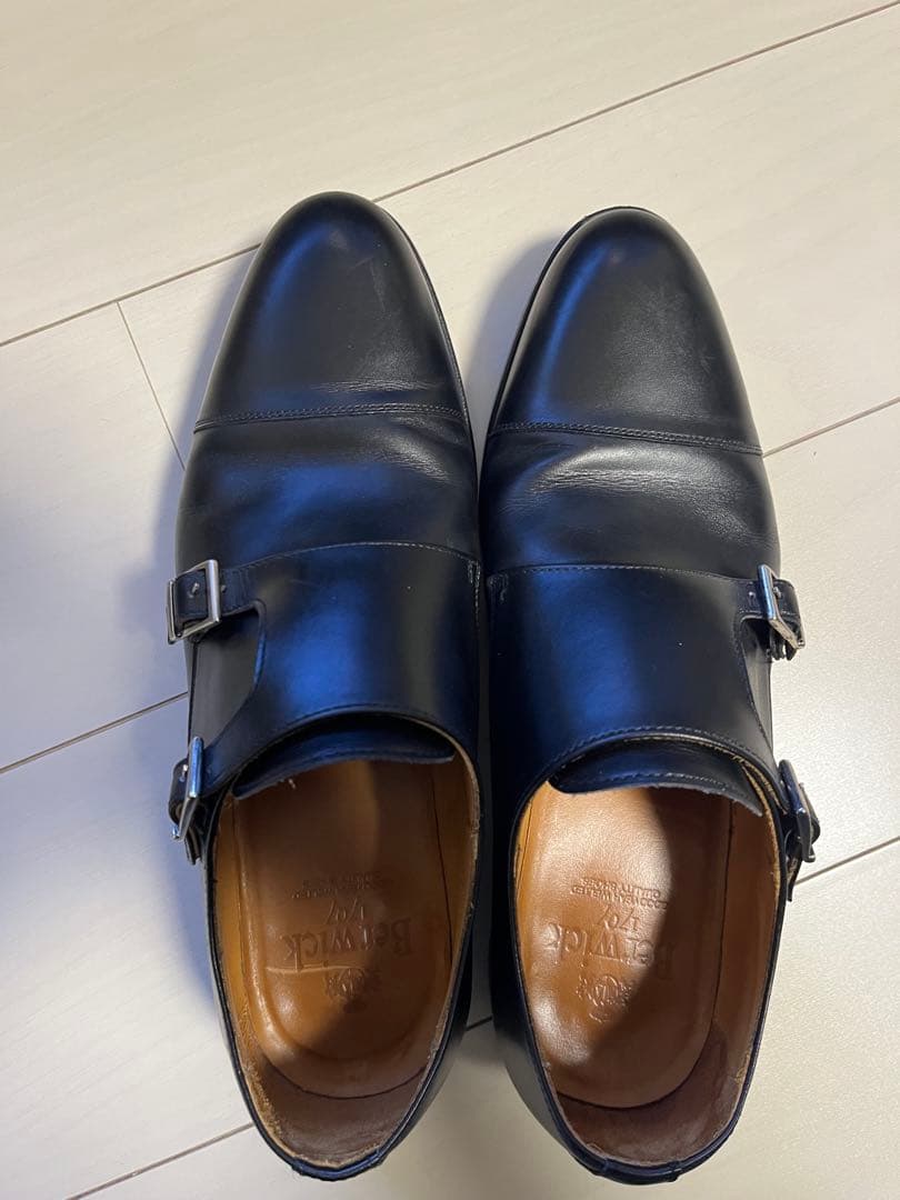 バーウィックダブルモンクストラップシューズ