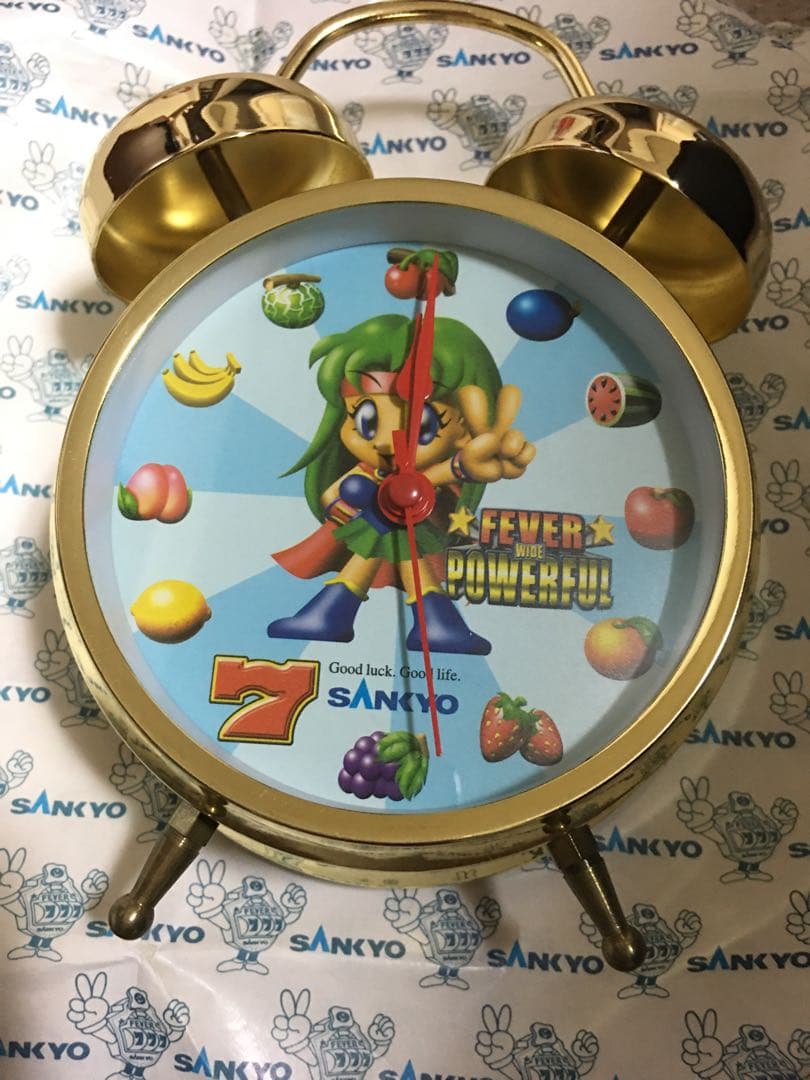超激レア！1992年三共フィーバーパワフルⅢ非売品の目覚まし時計