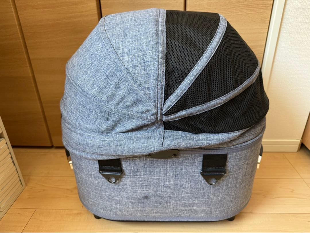 犬用バギー 【AIRBUGGY ドーム3 レギュラーサイズ メランジデニム】