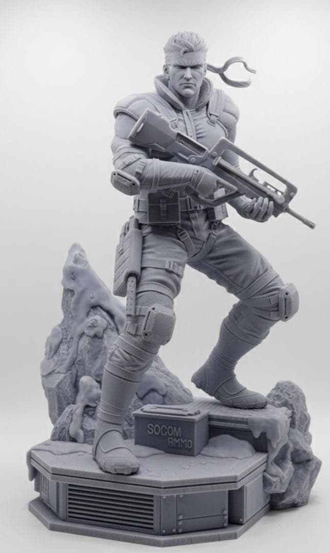 1/6 未塗装未組立 フィギュア ガレージキット メタルギアソリッド スネーク