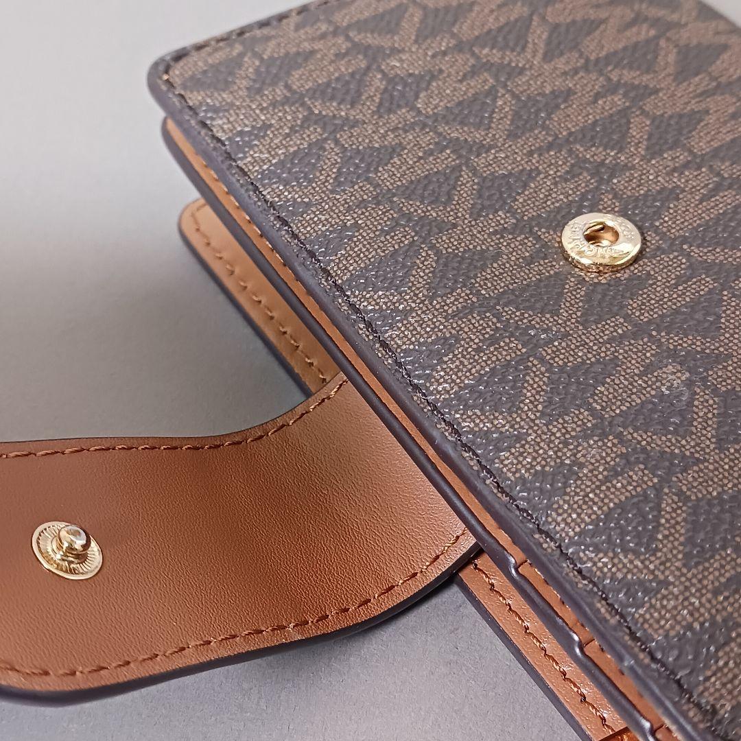 632/未使用/MICHAEL KORS マイケルコース/二つ折り財布/ブラウン