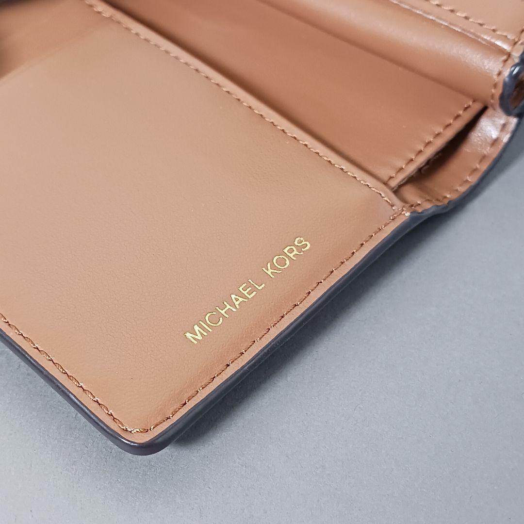 632/未使用/MICHAEL KORS マイケルコース/二つ折り財布/ブラウン