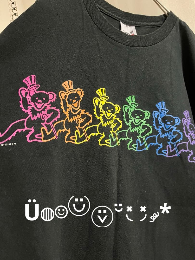 レア 希少 anvilタグ 古着 グレイトフルデッド ブラック