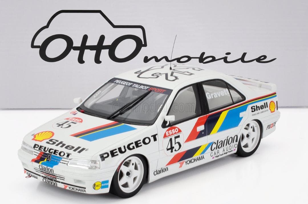 OTTO 1/18 プジョー 405 Mi16 #45 BTCC 1992