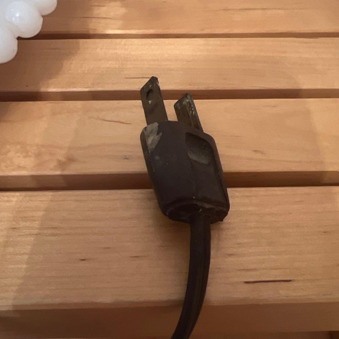 ビンテージランプ　ミルクガラス　ホブネイル　ゴールド