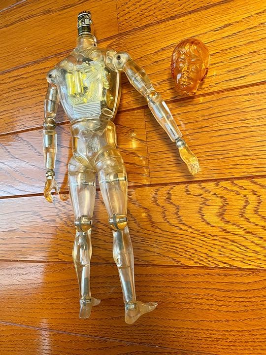 【当時物】極美品　変身サイボーグ1号 フィギュア タカラ　ゴールド