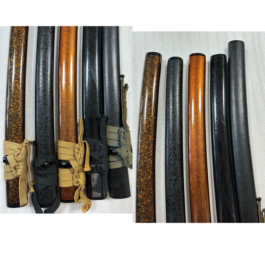 模造刀 脇差10点まとめ　黒鞘　金茶漆鞘　白鞘 26A