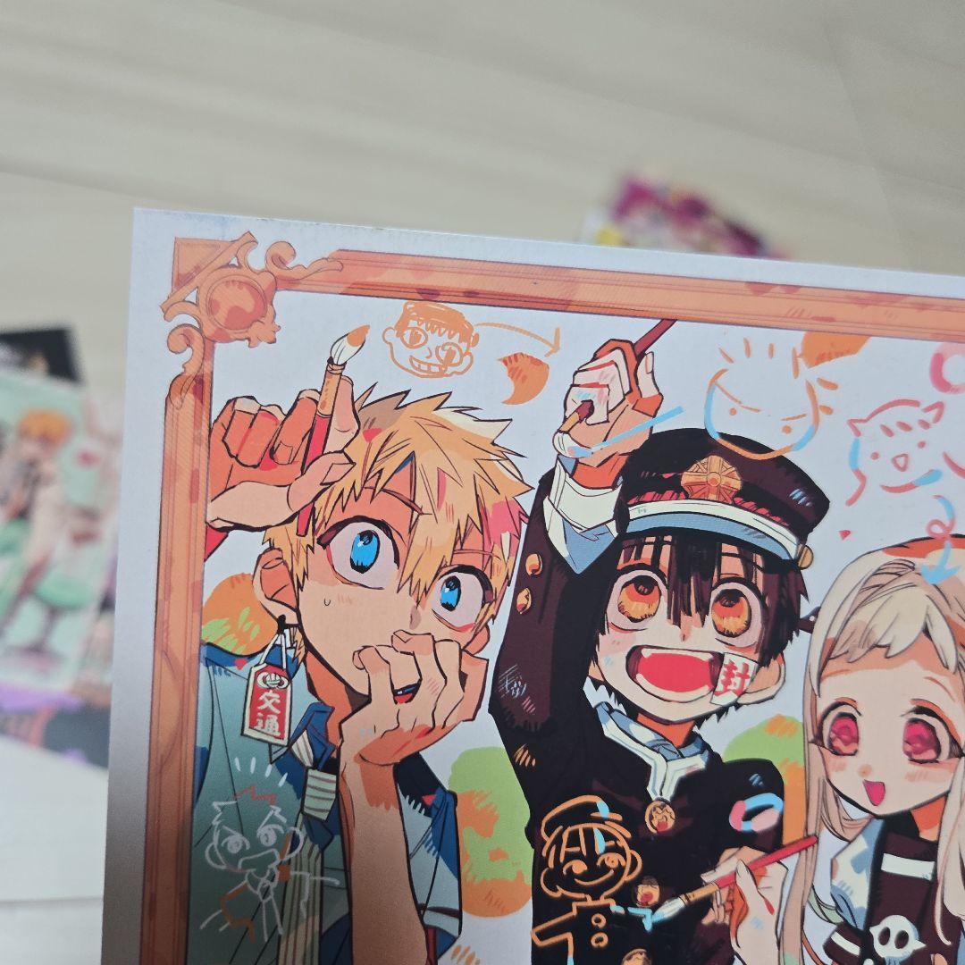 地縛少年花子くん　アニメイト特典　ミニ色紙カード16枚セット