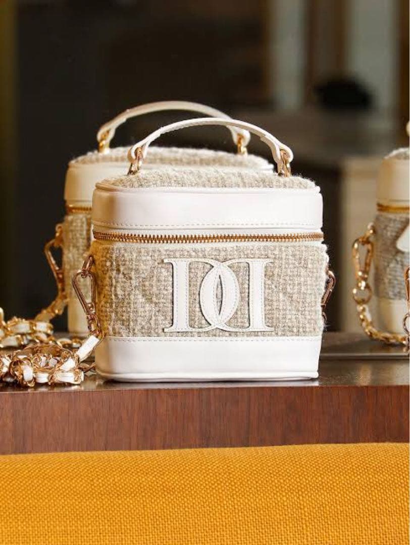 ダーリッチ キルティングツイードミニバック