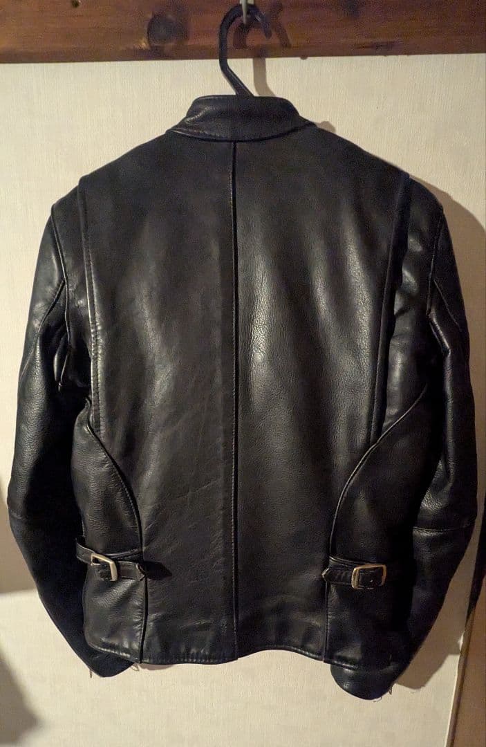 バンソン VANSON MODEL B シングル ライダース 革ジャケット 36