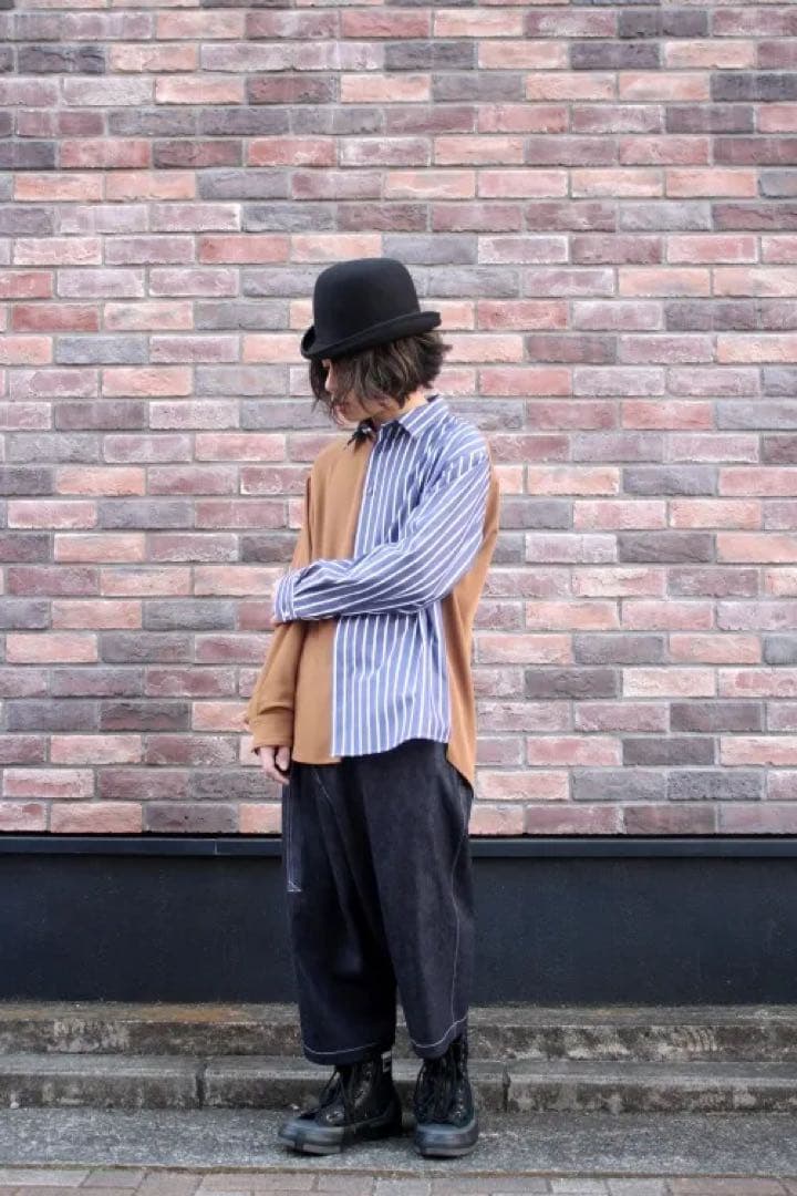 Ground Y ワイドデニムパンツ　ラップパンツ