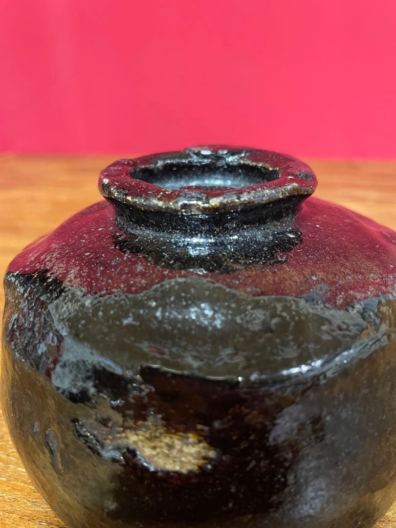 楽吉左衛門 九代 了入 黒茶碗 裏千家十六代 坐忘斎 書付 弘入識箱 京焼楽焼