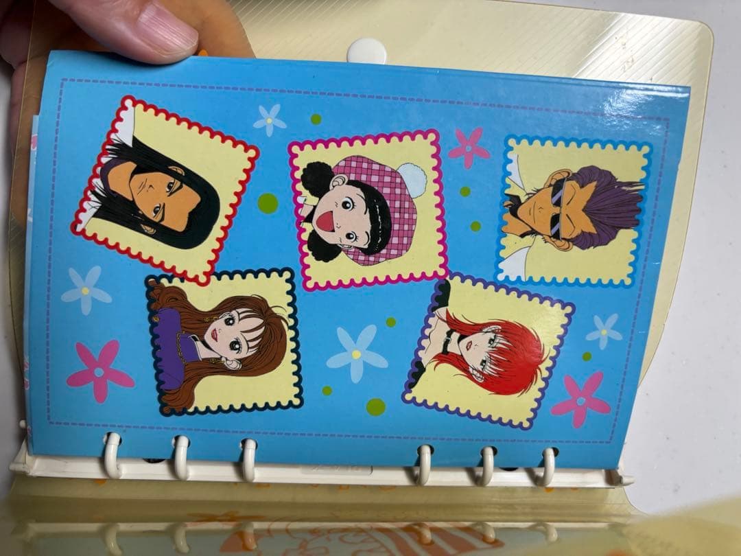 ご近所物語　シール帳　バインダー　手帳　平成レトロ　当時　激レア　黄色　ファイル