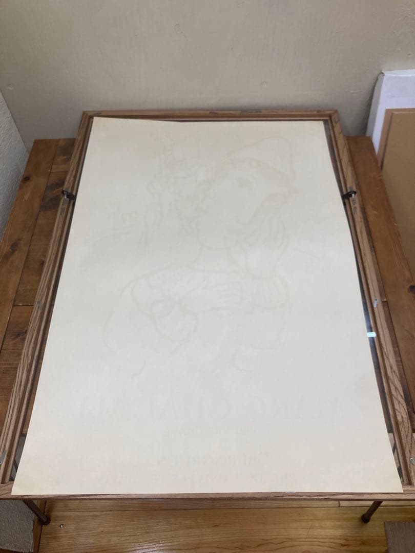 マルク・シャガール　ヴィンテージポスター （Mourlot）工房額装付き