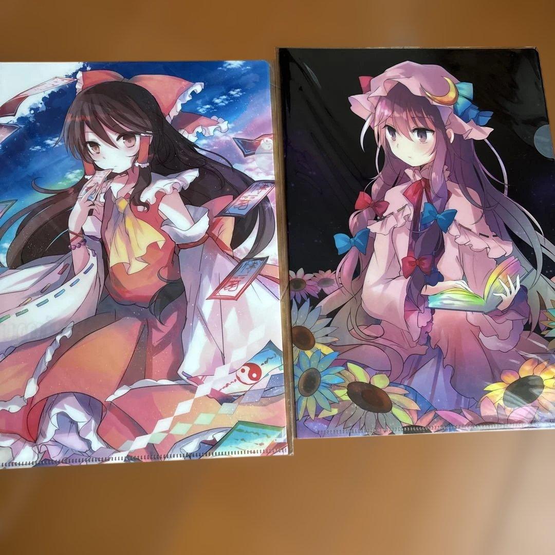 東方Project アリス　霊夢　クリアファイル　アクリルキーホルダー　まとめ売