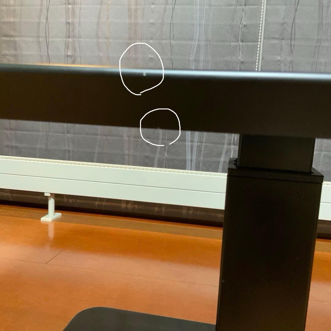 【ニコちゃん大王】昇降テーブル【ニトリ】コラボ120DT DBR