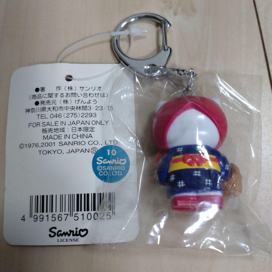 ご当地キティ みちのくキティ物語 キーホルダー りんご娘