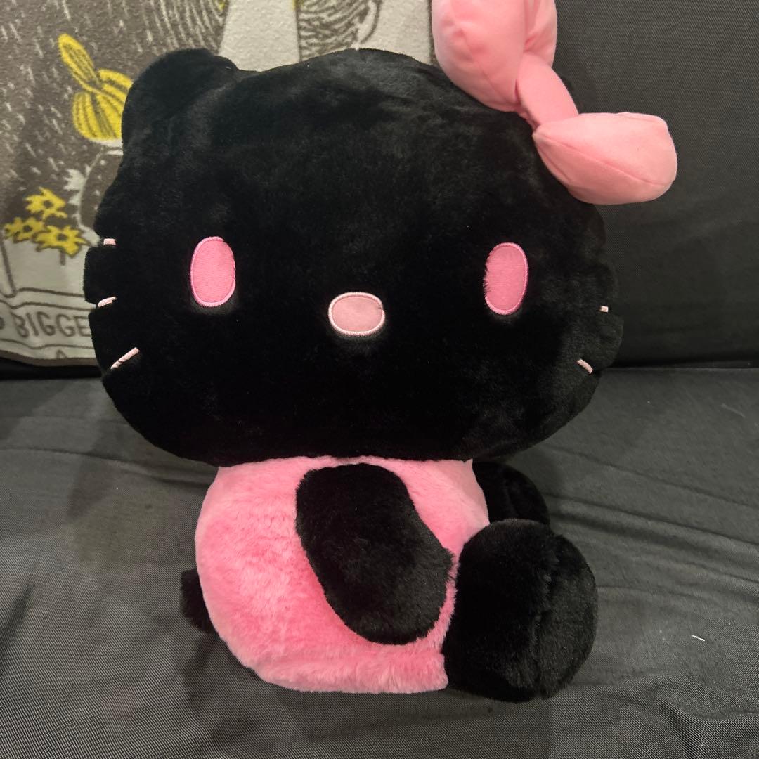 ハローキティ ぬいぐるみセット 黒・ピンク