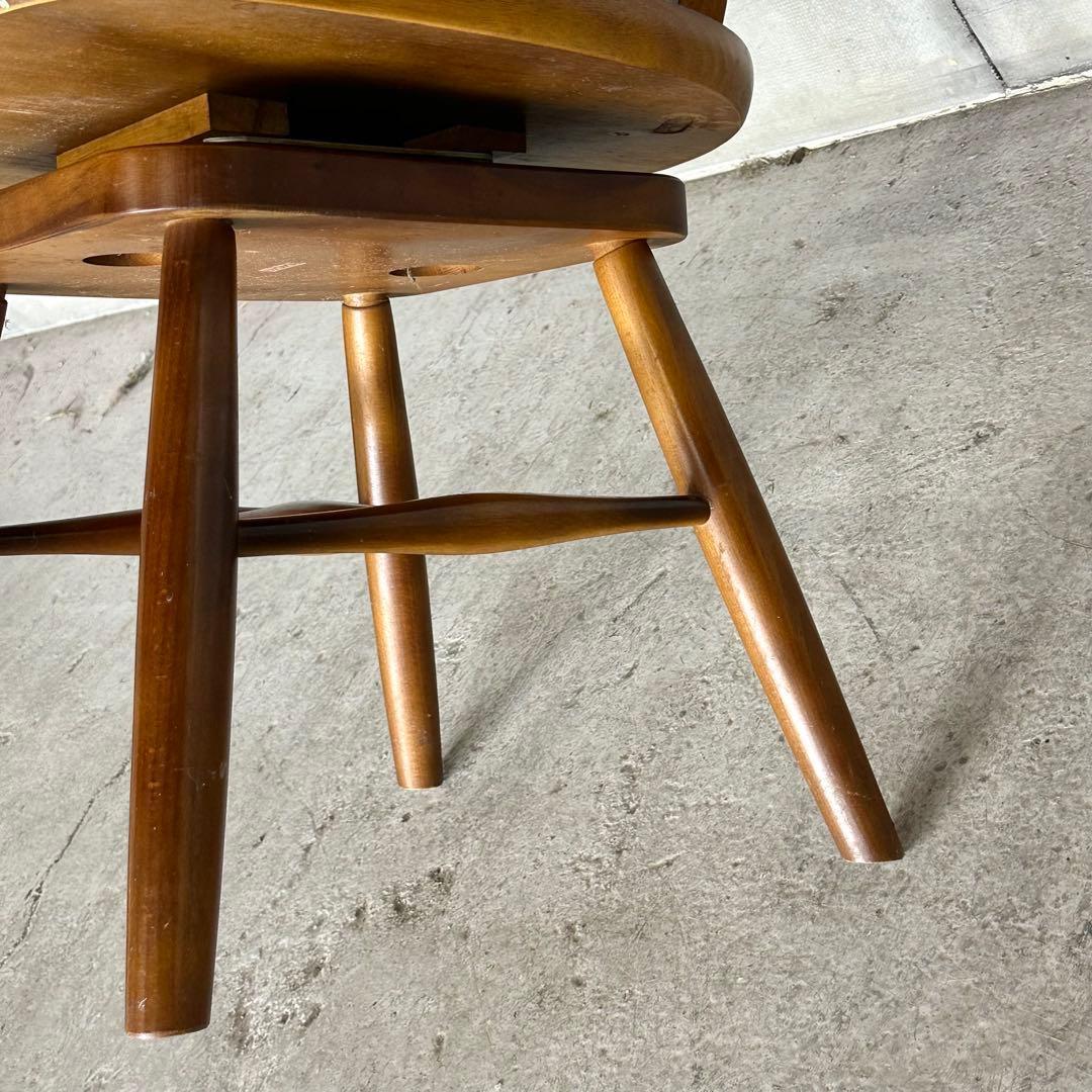 karimoku カリモク COLONIAL 回転式チェア 木製クラシック 椅子