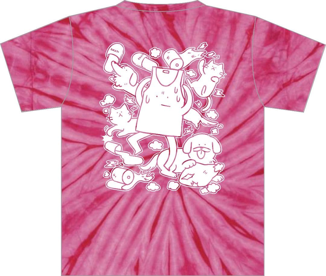 【1/14まで値下げ】ヤバイTシャツ屋さん ピンク タイダイTシャツ XLサイズ