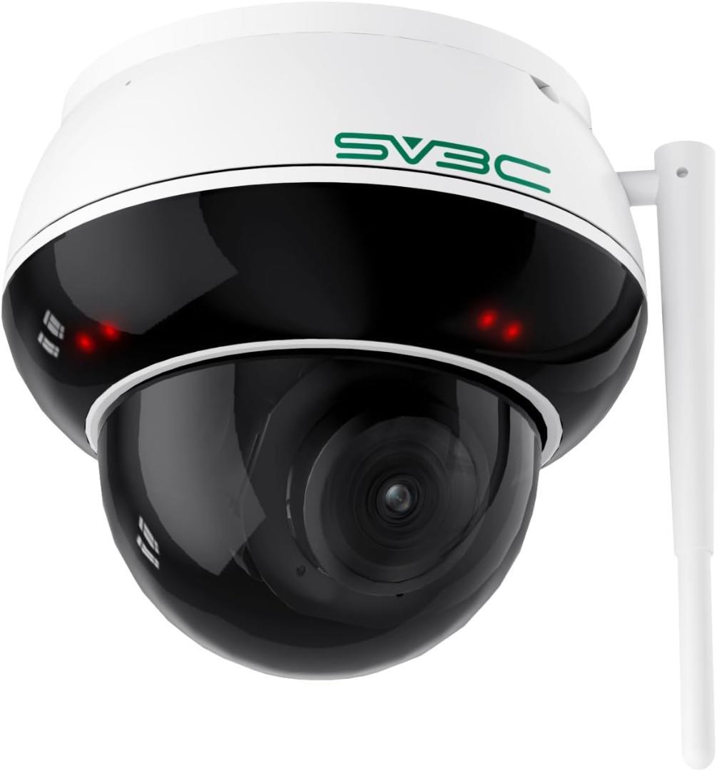 【開封・未使用】 SV3C 防犯カメラ 屋外 ワイヤレス 800万画素 ドーム型