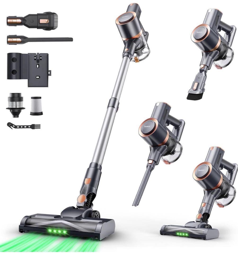 掃除機 コードレス75Kpa真の超強力吸引　最軽量2in1置くだけ充電55分稼働