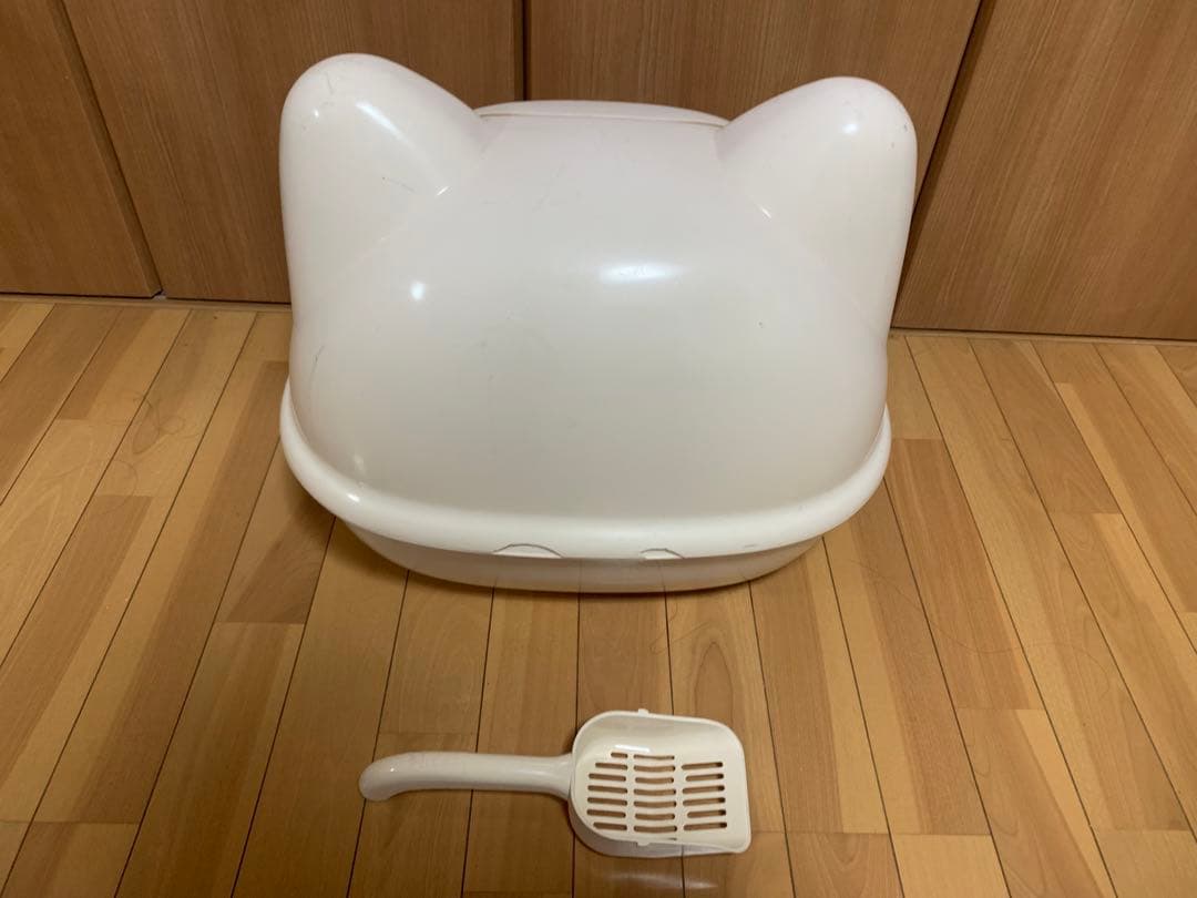 猫耳型 ♡ 猫用トイレ