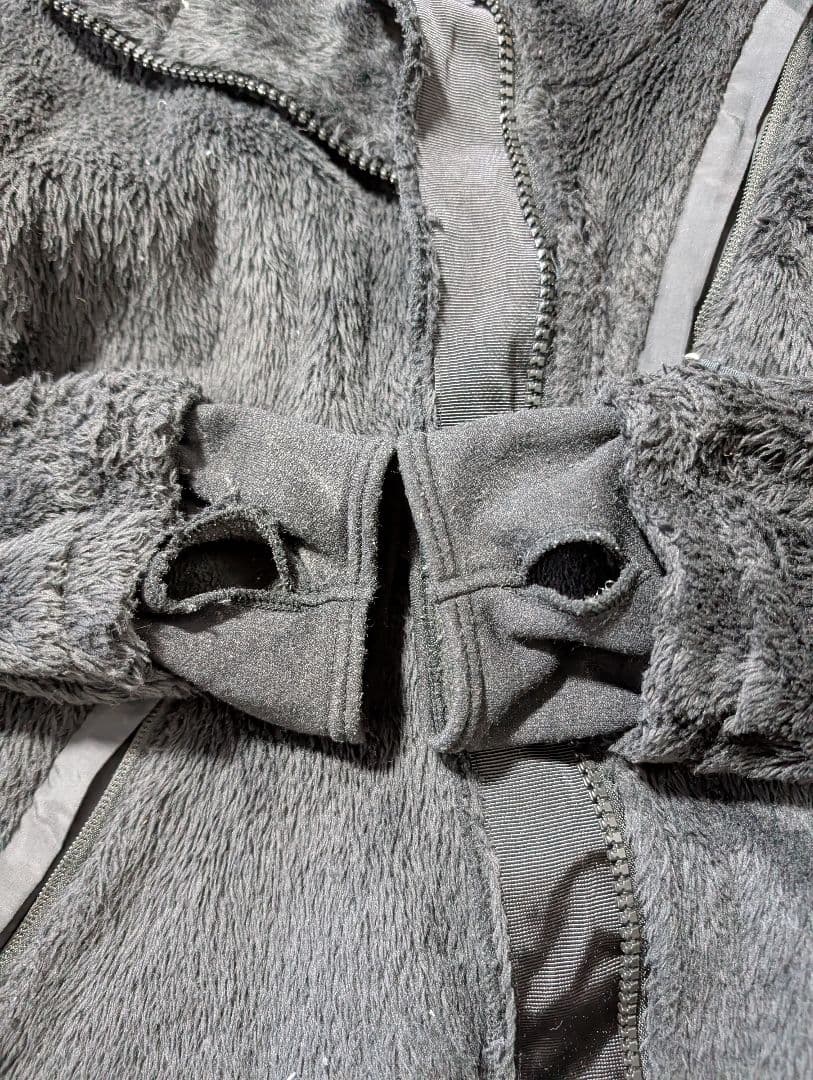 ぱ*ま様 ザ・ノースフェイス　黒ボアフリースジャケット メンズM程度