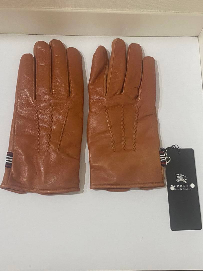値下げ中★新品未使用★BURBERRY BLACK LABEL メンズ 羊革手袋