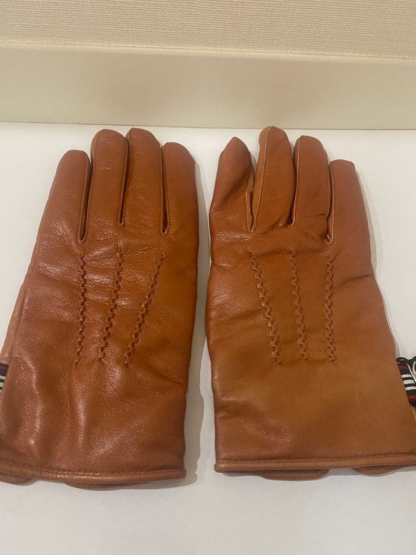 値下げ中★新品未使用★BURBERRY BLACK LABEL メンズ 羊革手袋