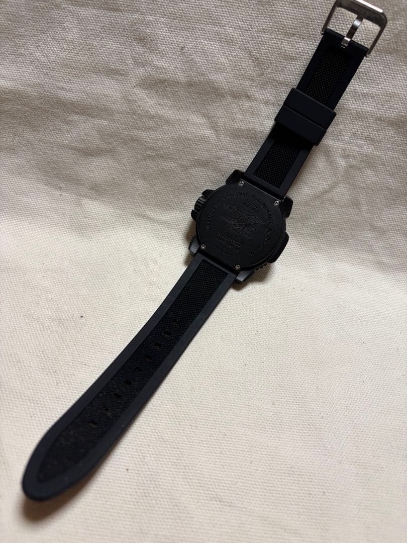 ジャンク 訳あり ルミノックス 3050 3950 LUMINOX ブラック時計