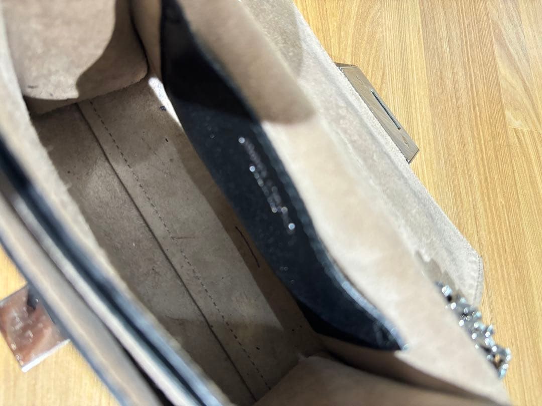 JIMMY CHOO ブラックパーティーバッグ