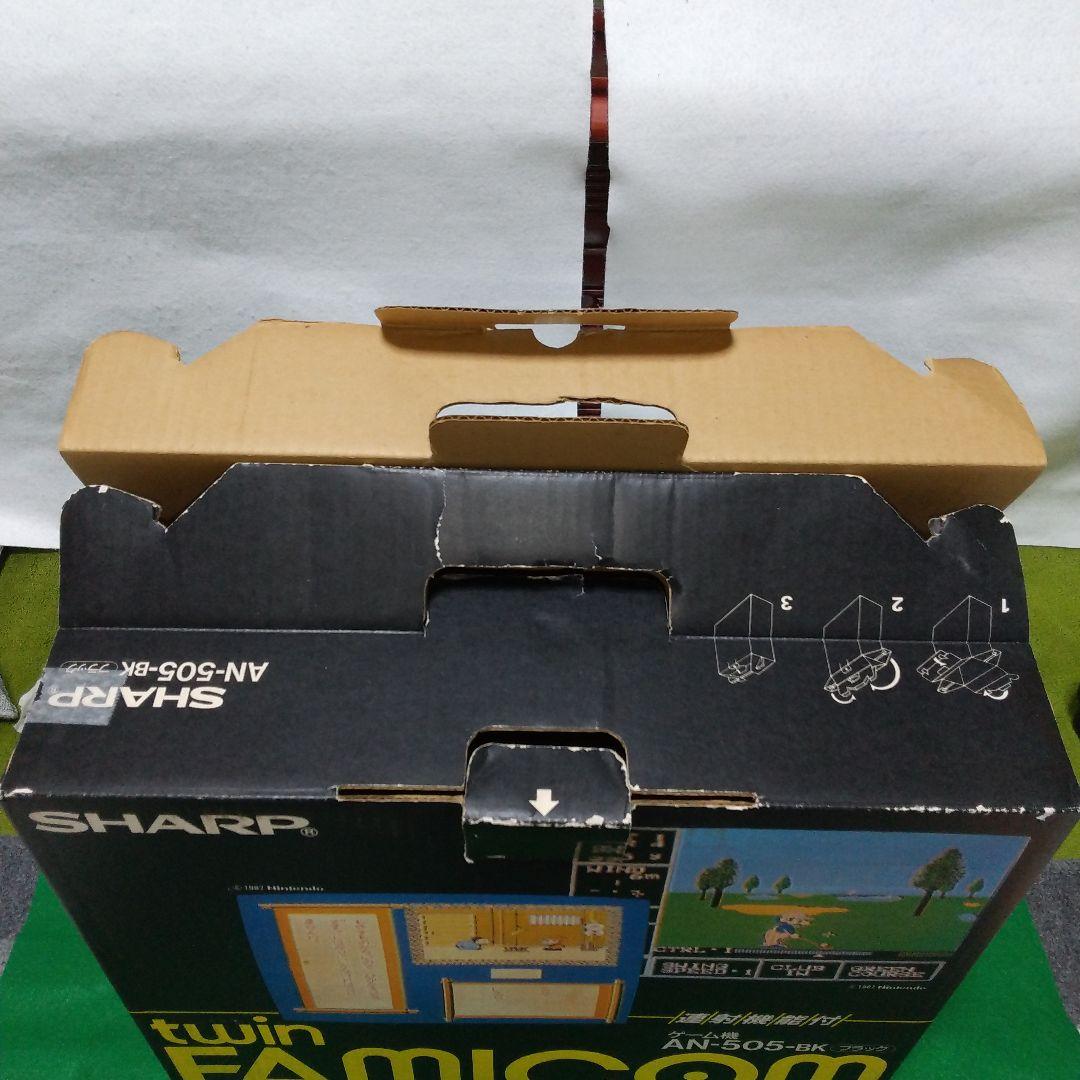 SHARP AN-505-BK ツインファミコン 箱 説明書