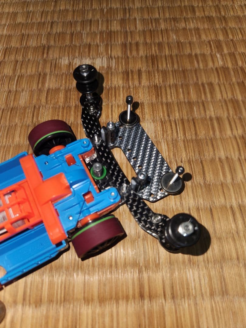 ミニ四駆　MSフレキ　ブルー　オレンジ